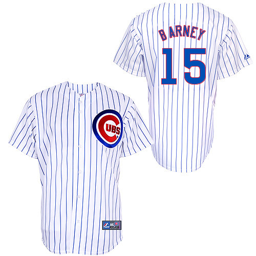 Darwin Barney #15 Youth Baseball Jersey-Chicago Cubs Authentic Home White Cool Base MLB Jersey